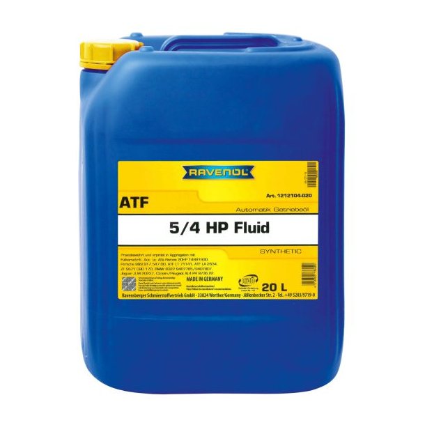 RAVENOL rav atf 5/4 hp v&aelig;ske 20L