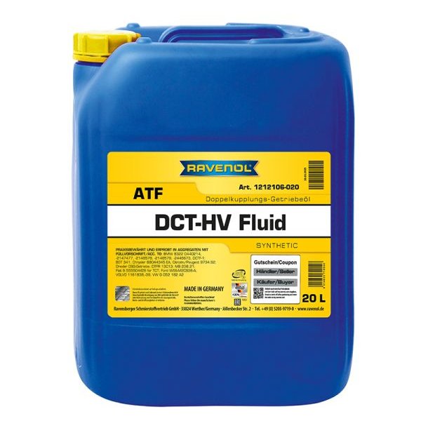 RAVENOL rav dct-dsg hv v&aelig;ske 20L