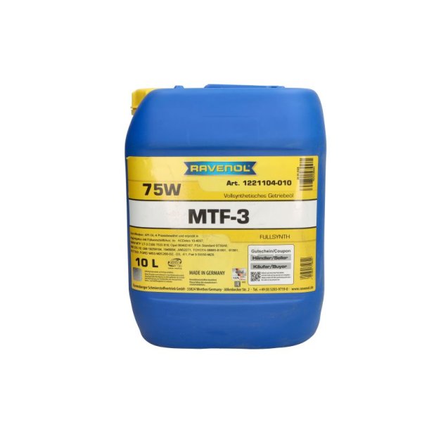 RAVENOL rav mtf-3 sae 75w 10L