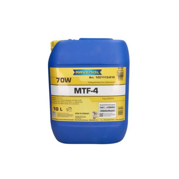 RAVENOL rav mtf-4 70w 10L