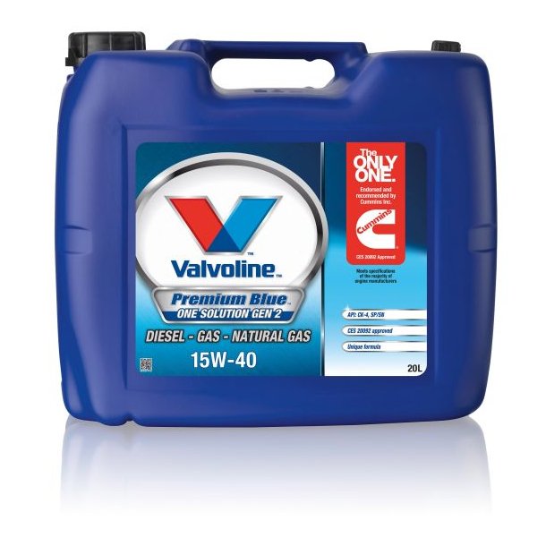 VALVOLINE prem bl 1sol g2 15w40 20L