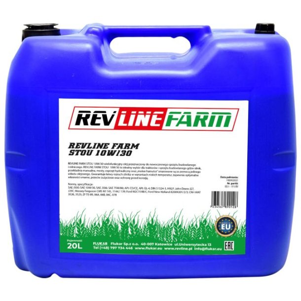 REVLINE revfarm stou 10w30 20L