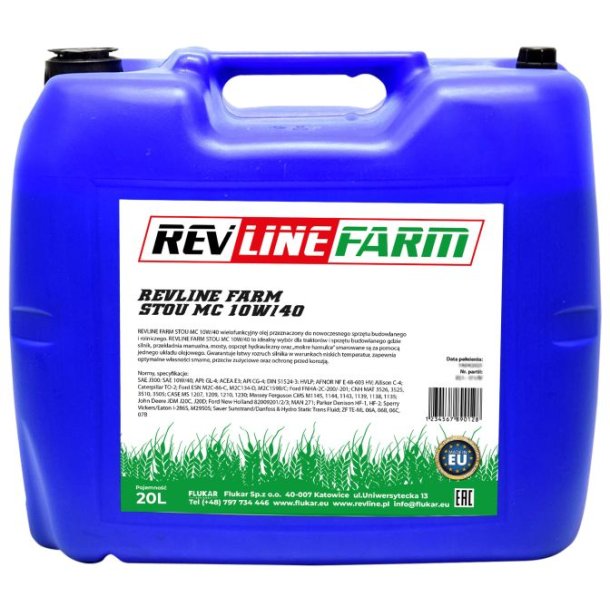 REVLINE revfarm stou mc 10w40 20L
