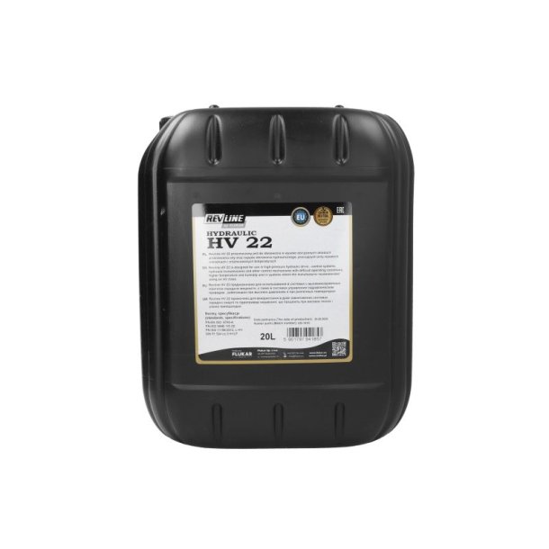 REVLINE hydraulikolie hv 22 20L