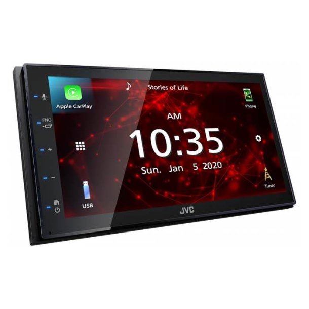 JVC Appradio Apple Carplay og Android Auto 