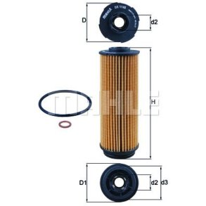 MAHLE oljefilter OX 1146D