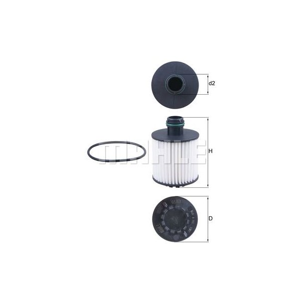 MAHLE oljefilter OX 1171D