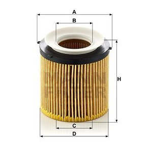 MANN oljefilter HU 8002 y