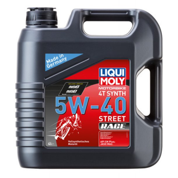 Liqui Moly MC olie 4T Synth 5W40 Street 4L