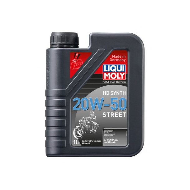 Liqui Moly MC olie HD Synth 20W50 Street 1L