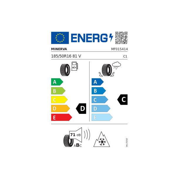 MINERVA FS Hel&aring;rsd&aelig;k 185/50R16 AS MASTER