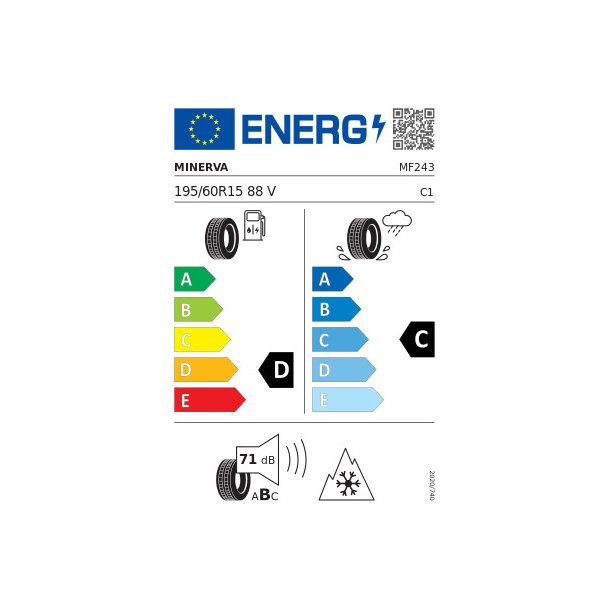 MINERVA FS Hel&aring;rsd&aelig;k 195/60R15 AS MASTER