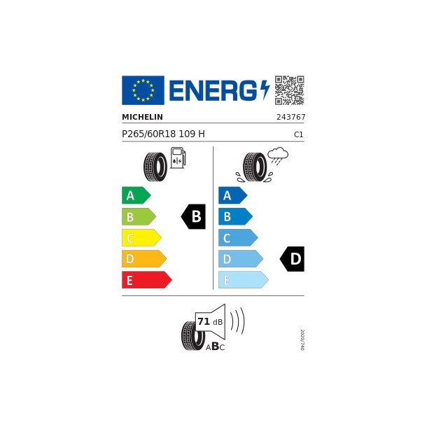MICHELIN Sommerd&aelig;k 265/60R18 Latitude Tour HP