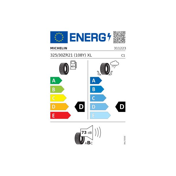 MICHELIN Sommerd&aelig;k 325/30R21 Pilot Sport Cup 2 R N