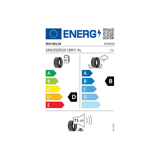 MICHELIN Sommerd&aelig;k 265/35R20 Pilot Sport 4 S N0