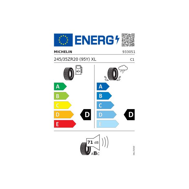 MICHELIN Sommerd&aelig;k 245/35R20 Pilot Sport Cup 2 K2