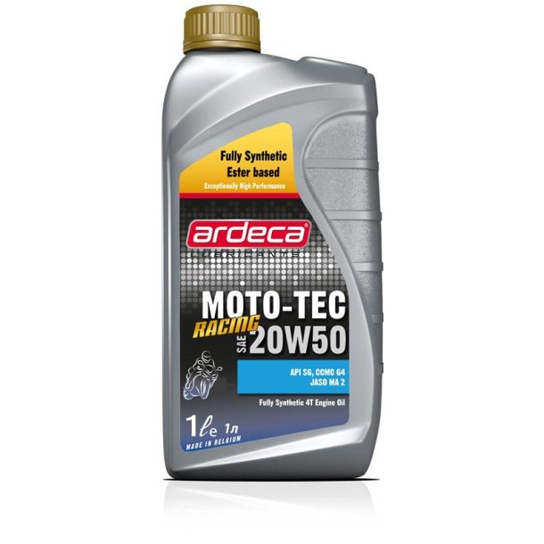 MC olie Moto Tec Racing 20w50- 1 ltr