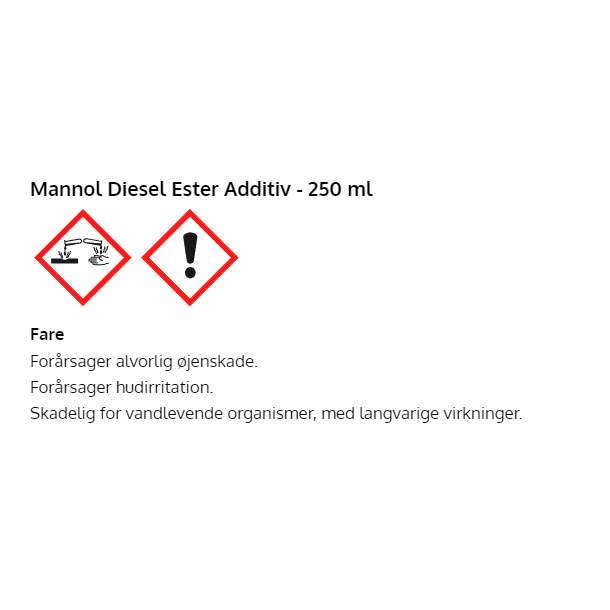 Mannol Diesel Ester Additiv - 250 ml
