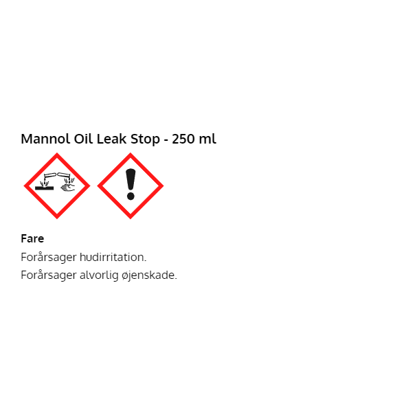 Mannol Oil Leak Stop - 250 ml