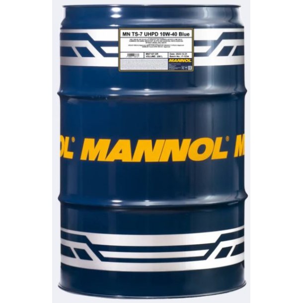 Mannol TS-7 Blue UHPD E9-16/E7/E6 10W40 - 208L