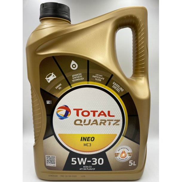 Motorolie Total Quartz Ineo MC3 5W30 - 5 ltr