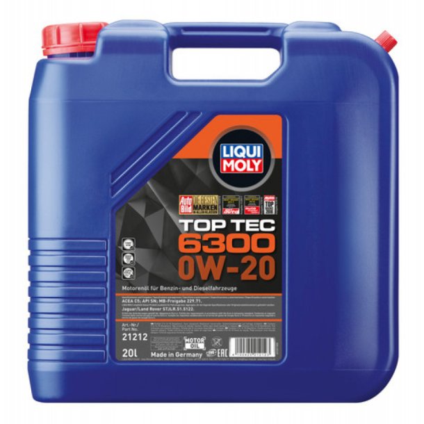 Motorolja Top Tec 6300 0W20 20L