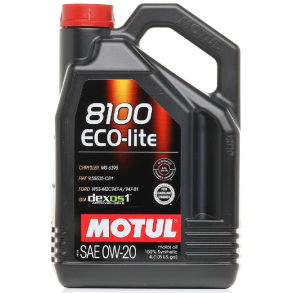 Motorolie Motul 8100 ECO-Lite 0W20 - 5 Liter