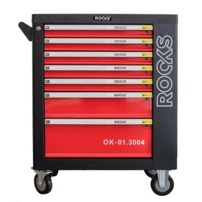 V&aelig;rkt&oslash;jsvogn 235stk eps med ekstra sideskab.