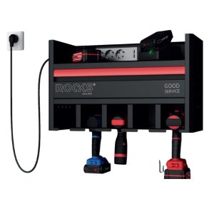 V&aelig;rkt&oslash;jsskab 230v top og skuffe til el-v&aelig;rkt&oslash;j