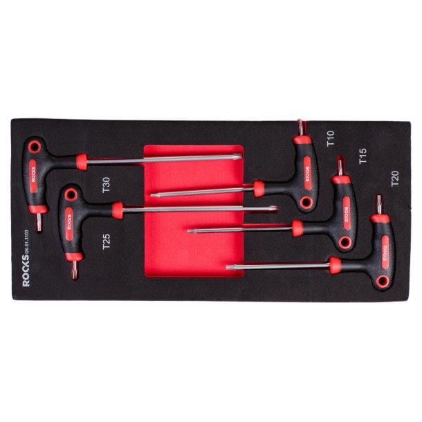 St torx unbrakongler med hndtag 5 stk