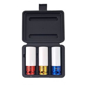 Topn&oslash;gler til aluminium f&aelig;lge 3 stk 17-19-21 mm