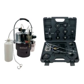 Pakke til udskiftning af bremse- og hydraulikvæske