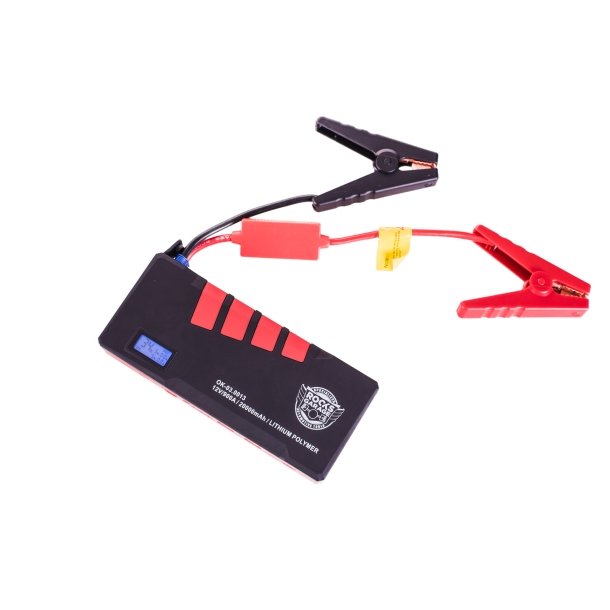 Mini booster trdls startenhed 12v-600a-10000 mah