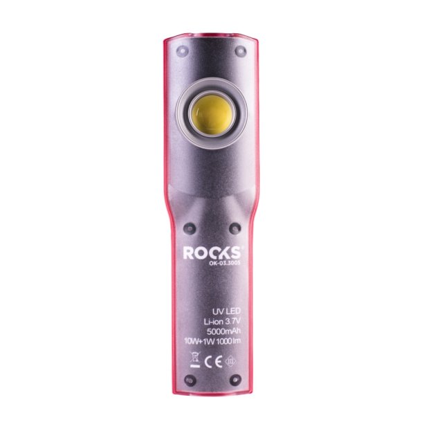 Uv inspektionslampe cob led 10w+uv 1000 lm