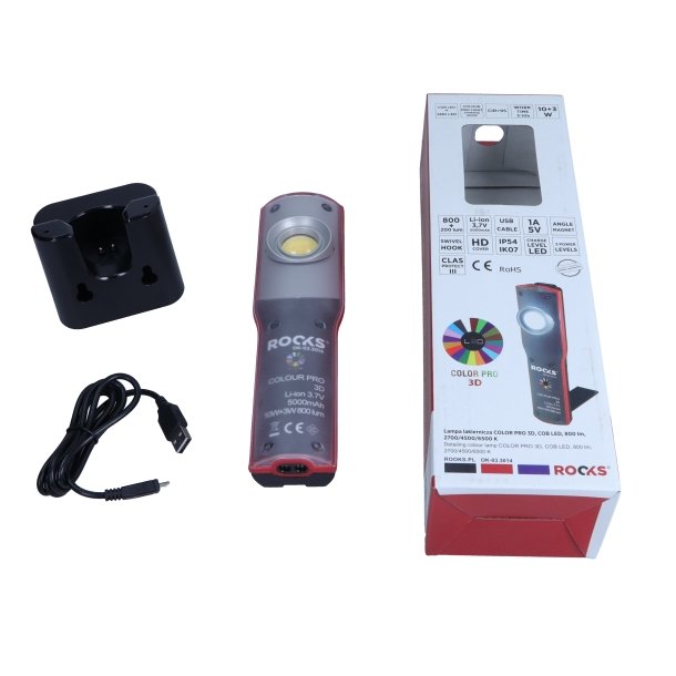 Lampe til lakering Color match 3d 800 lm 2700/4500