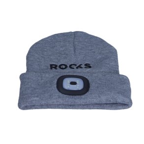 Hat med lampe 80 lum rooks gr&aring;