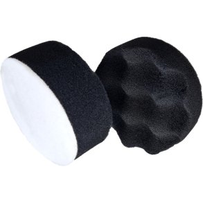 Polerpude 12v aq-lion velcro mellem svamp 75 mm