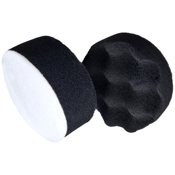 Polerpude 12v aq-lion velcro mellem svamp 75 mm