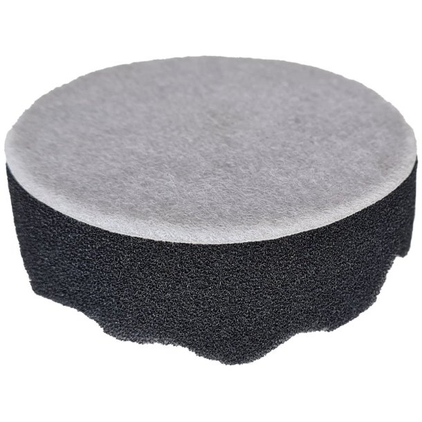 Polerpude 12v aq-lion velcro bld profileret svamp