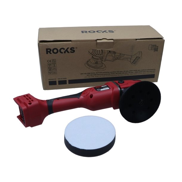 Polermaskine dual action 20v aq-one 2100-4800 rpm