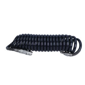 Spiralrør pneumatik med tilslutninger 12x8 10m 12 