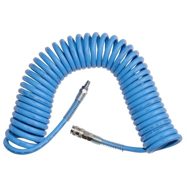 Spiralrr pneumatik med tilslutninger bl 12x8 5m