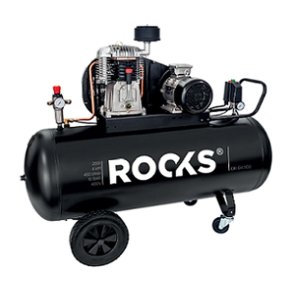 Stempekompressor 200 l - 4 hk - 450 l/min - 10 bar