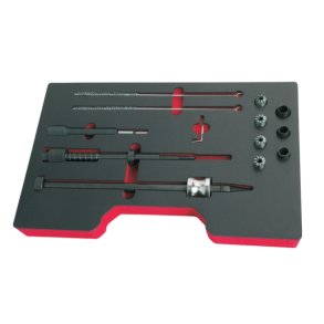 Fræsningsskærer til injektorsæde fræsesæt 12 dele