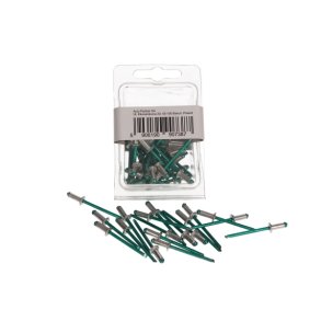 Blindnite aluminium-grøn 38x10 mm 50 stk