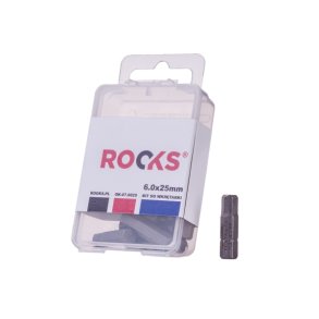 Bit 1/4x 25 mm x hex 6 impact cvmo-s sæt 10 dele.