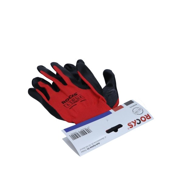 Polyester-nitrillhandsker strrelse l 1 par arbejd