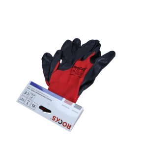 Polyester-nitrillhandsker st&oslash;rrelse xl 1 par arbej