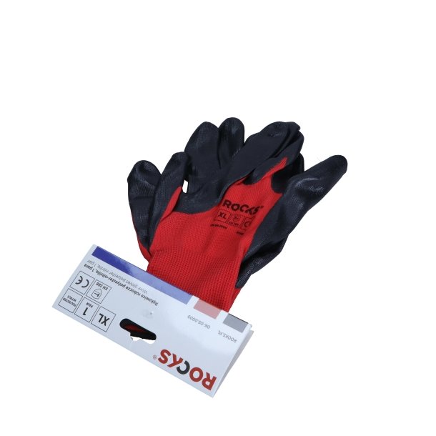 Polyester-nitrillhandsker strrelse xl 1 par arbej