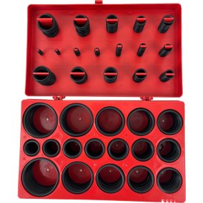 O-ringssortiment oliesikre 3-50 mm 419stk